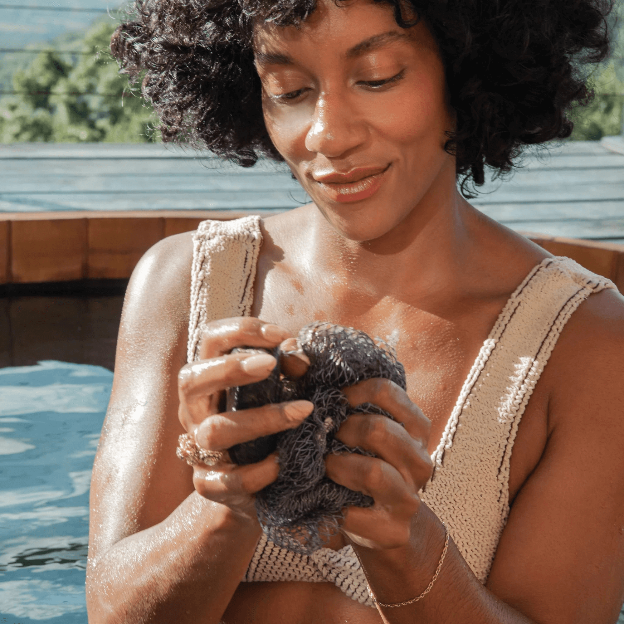 African Exfoliating Net Sponge